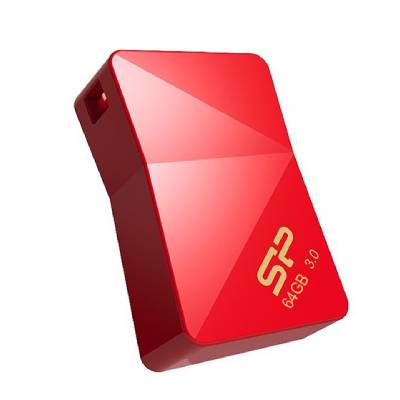 Silicon Power Jewel J08 64GB Flash Drive Red (SP064GBUF3J08V1R-N)